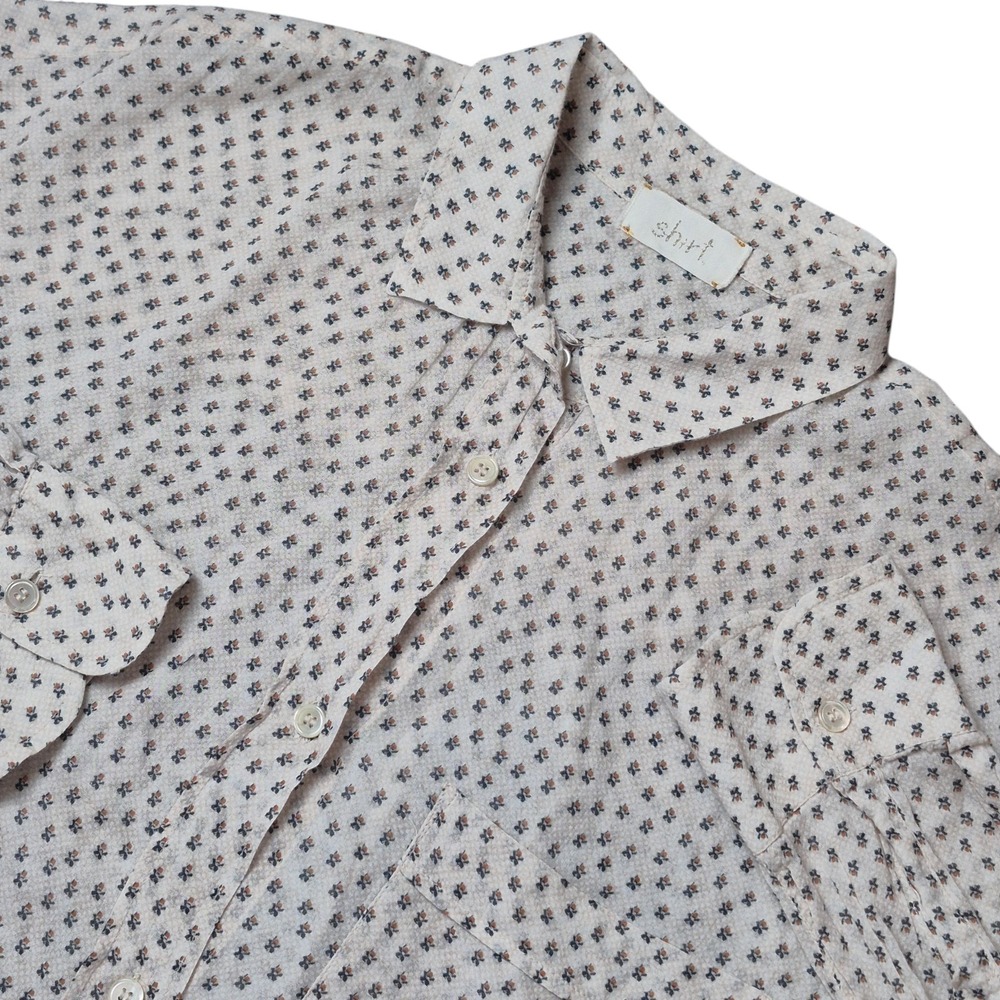 Forte Forte Women's S Gauze Cotton Button Up Shirt Sheer Lightweight Italy Boho